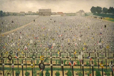 Der Militärfriedhof von Chalons